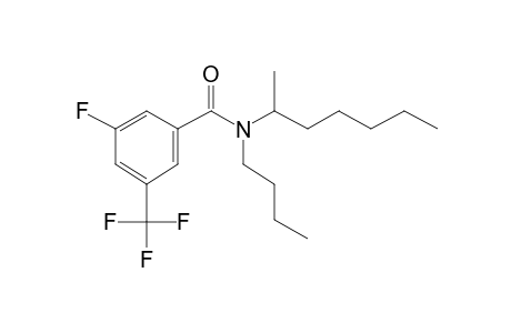 Benzamide, 3-fluoro-5-trifluoromethyl-N-butyl-N-(hept-2-yl)-