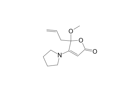 5-Allyl-5-methoxy-4-(pyrrolidin-1-yl)-furan-2(5H)-one