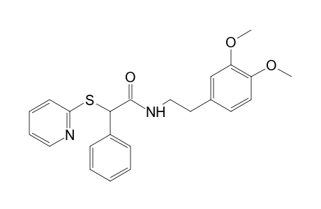 N-(3,4-dimethoxyphenethyl)-2-phenyl-2-[(2-pyridyl)thio]acetamide
