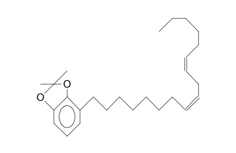 (Z,Z)-4-(Heptadeca-8',11'-dienyl)-2,2-dimethyl-1 ,3-benzodioxole