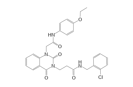 N-(2-chlorobenzyl)-3-(1-[2-(4-ethoxyanilino)-2-oxoethyl]-2,4-dioxo-1,4-dihydro-3(2H)-quinazolinyl)propanamide