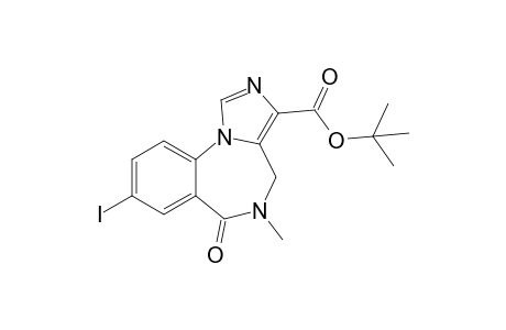 8-iodo-5-methyl-6-oxo-4H-imidazo[1,5-a][1,4]benzodiazepine-3-carboxylic acid tert-butyl ester