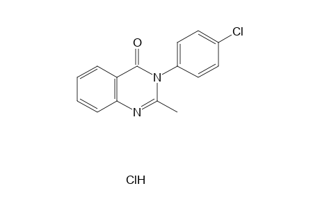 3-(p-chlorophenyl)-2-methyl-4(3H)-quinazolinone, hydrochloride