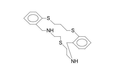 5,6,7,8,10,11,12,13,20,21-Decahydro-19H-dibenzo-[F,M]-[1,8,12,14,16]-trithia-diaza-cyclooctadecine-water(3:1)