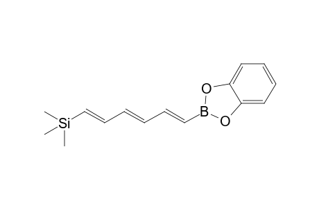 2-[(1E,3E,5E)-6-trimethylsilylhexa-1,3,5-trienyl]-1,3,2-benzodioxaborole