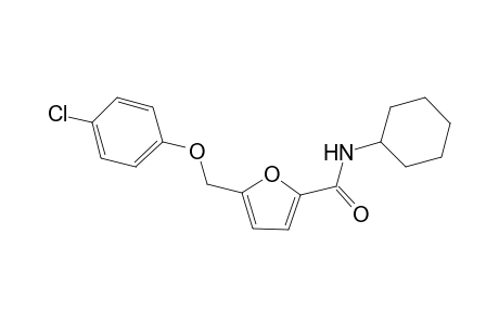 5-[(4-chlorophenoxy)methyl]-N-cyclohexyl-2-furamide