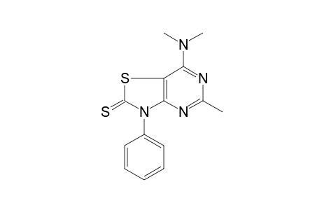 7-(dimethylamino)-5-methyl-3-phenyl[1,3]thiazolo[4,5-d]pyrimidine-2(3H)-thione