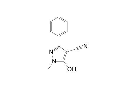 4-Cyano-5-hydroxy-1-methyl-3-phenylpyrazole