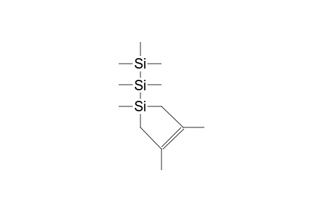 1,3,4-Trimethyl-1-pentamethyldisilanyl-silacyclopent-3-ene