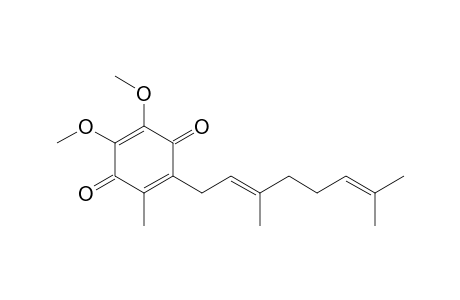 (E)-2-(3,7-dimethyl-2,6-octadienyl)-5,6-dimethoxy-3-methyl-p-benzoquinone