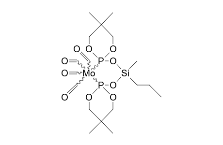 Tetracarbonyl-(bis[5,5-dimethyl-1,3,2-dioxaphosphorinan-2-yloxy]methylpropylsilane)-molybdenum