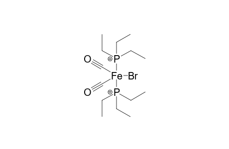 Dicarbonybis[(tris(ethyl)phospho]bromideiron complex