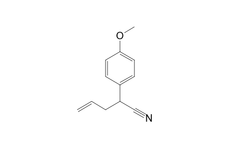 2-(4-Methoxyphenyl)-4-pentenenitrile