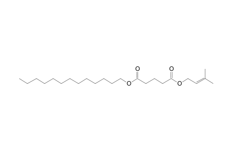 Glutaric acid, 3-methylbut-2-en-1-yl tridecyl ester