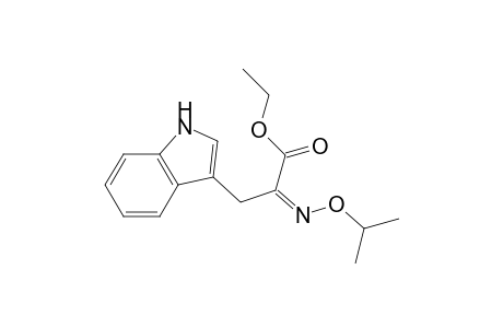 1H-Indole-3-propanoic acid, .alpha.-[(1-methylethoxy)imino]-, ethyl ester