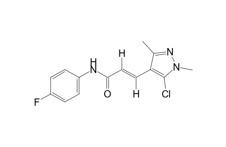 trans-5-chloro-1,3-dimethyl-4'-fluoropyrazole-4-acrylanilide