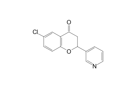 6-chloro-2-(3-pyridyl)-4-chromanone
