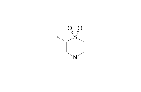 N,3-DIMETHYL-1,4-THIAZANE-S,S-DIOXIDE;MAJOR_CONFORMATION_2