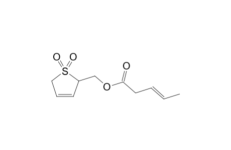 1,1-Dioxide-2,5-dihydrothiophen-2-ylmethyl 3-pentenoate