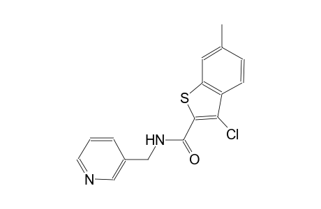 3-chloro-6-methyl-N-(3-pyridinylmethyl)-1-benzothiophene-2-carboxamide