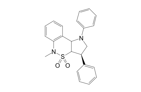 (3R)-5-methyl-1,3-diphenyl-2,3,3a,9b-tetrahydropyrrolo[3,2-c][2,1]benzothiazine 4,4-dioxide