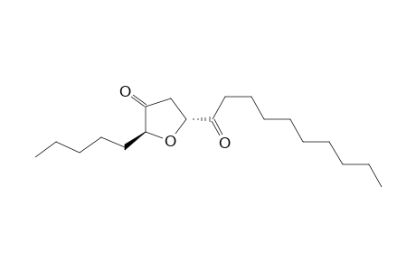 3(2H)-Furanone, dihydro-5-(1-hydroxy-9-decenyl)-2-pentyl-, [2S-[2.alpha.,5.beta.(S*)]]-