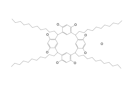 C-Undecylcalix[4]resorcinarene monohydrate