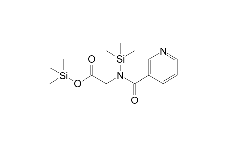 Nicotinoyl-glycine, 2TMS