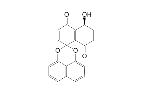 5-Hydroxy-5,6,7,8-tetrahydrospiro[naphthalene-1(4H),2'-naphtho[1,8-de]dioxin]-4,8-dione