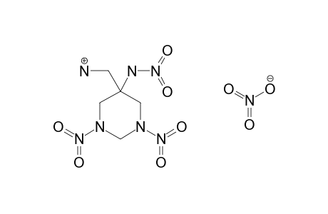 5-(AMINOMETHYL)-1,3-DINITROHEXAHYDRO-5-NITRAMINOPYRIMIDINE,MONONITRATE