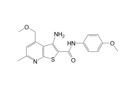 3-Amino-4-(methoxymethyl)-N-(4-methoxyphenyl)-6-methylthieno[2,3-b]pyridine-2-carboxamide