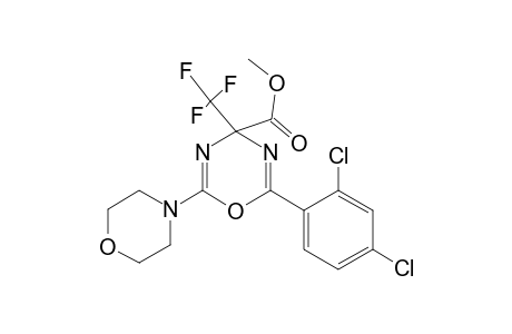 2-(2,4-Dichloro-phenyl)-6-morpholin-4-yl-4-trifluoromethyl-4H-[1,3,5]oxadiazine-4-carboxylic acid methyl ester