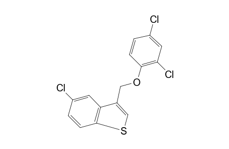 5-chloro-3-[(2,4-dichlorophenoxy)methyl]benzo[b]thiophene