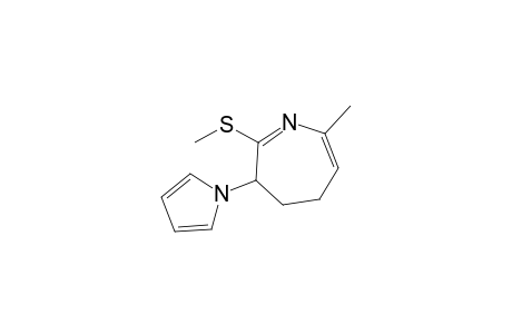 7-Methyl-2-(methylsulfanyl)-3-(1H-pyrrol-1-yl)-4,5-dihydro-3H-azepine