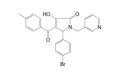 5-(4-Bromo-phenyl)-3-hydroxy-4-(4-methyl-benzoyl)-1-pyridin-3-ylmethyl-1,5-dihydro-pyrrol-2-one