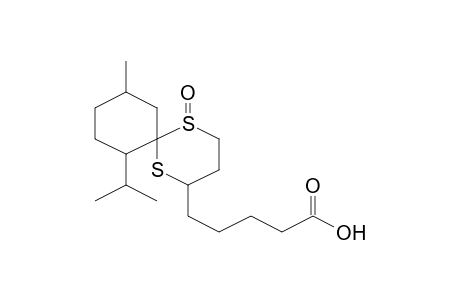 5-(7-Isopropyl-10-methyl-5-oxo-1,5-dithia-spiro[5.5]undec-2-yl)-pentanoic acid