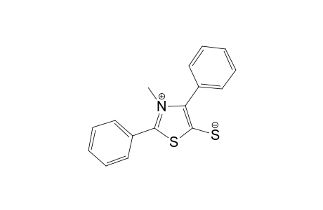 Mesoionic 2,4-diphenyl-3-methyl-1,3-thiazolium-5-thioate