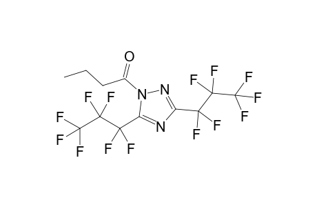 1-(Heptafluorobutyryl)-3,5-bis(heptafluoropropyl)-1,2,4-triazole