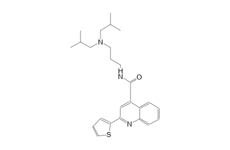 N-[3-(diisobutylamino)propyl]-2-(2-thienyl)-4-quinolinecarboxamide