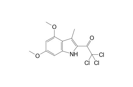 4,6-Dimethoxy-3-methyl-2-trichloroacetylindole