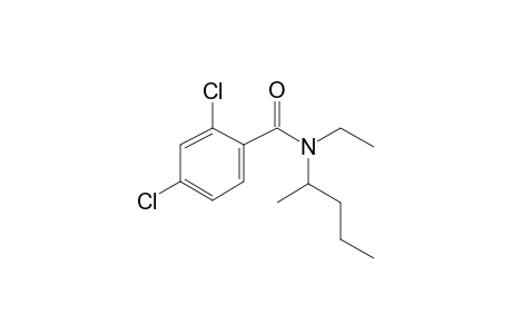 Benzamide, 2,4-dichloro-N-(2-pentyl)-N-ethyl-