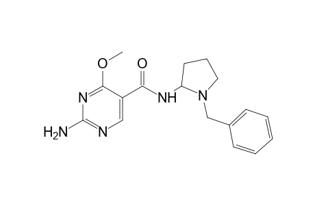 2-amino-N-(1-benzyl-2-pyrrolidinyl)-4-methoxy-5-pyrimidinecarboxamide