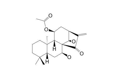 ent-11.alpha.-Acetoxy-7.beta.,14.alpha.-dihydroxy-16-kauren-15-one