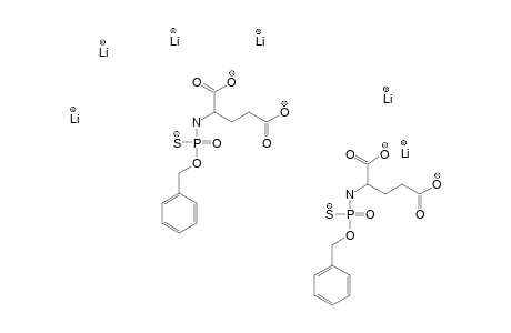 N-(O-BENZYLPHOSPHOROTHIOYL)-GLUTAMIC-ACID-TRILITIUM-SALT