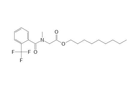 Sarcosine, N-(2-trifluoromethylbenzoyl)-, nonyl ester