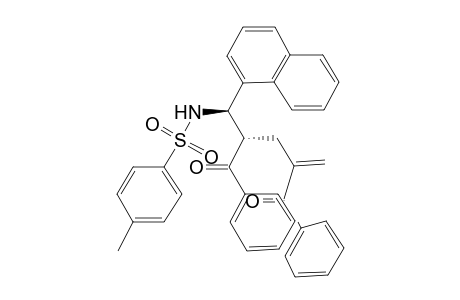 N-((1R,2S)-2,4-Dibenzoyl-1-naphthalen-1-yl-pent-4-enyl)-4-methyl-benzenesulfonamide