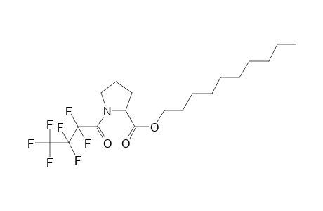 L-Proline, N-heptafluorobutyryl-, decyl ester