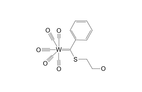 (CO)5W=C(SCH2CH2OH)PH;((2-HYDROXYTHIOETHOXY)-PHENYLCARBENE)-PENTACARBONYL-COMPLEX-OF-WOLFRAM