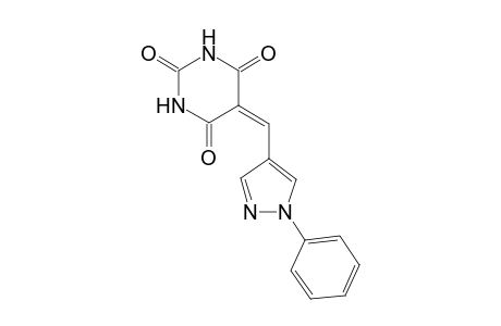 5-[(1-phenyl-1H-pyrazol-4-yl)methylene]-2,4,6(1H,3H,5H)-pyrimidinetrione