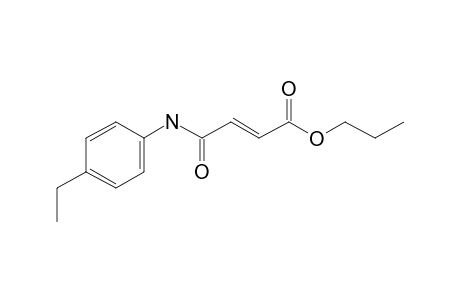 Fumaric acid, monoamide, N-(4-ethylphenyl)-, propyl ester